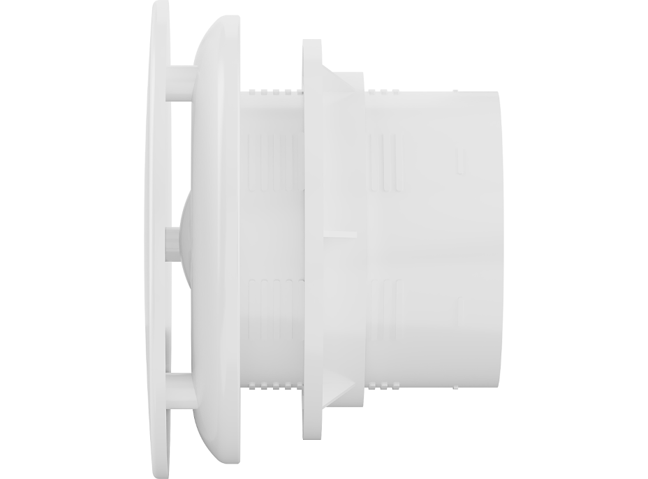 Koupelnový ventilátor MEXEN AXR 100 se zpětnou klapkou a senzorem vlhkosti - bílý, W9602-100H-00