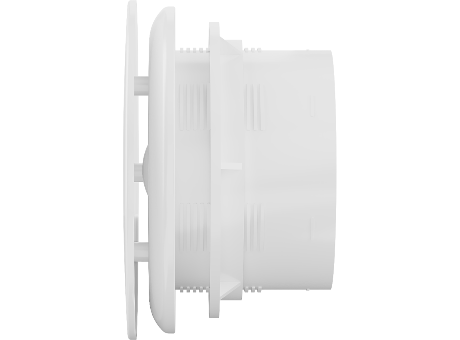 Koupelnový ventilátor MEXEN AXR 150 se zpětnou klapkou a senzorem vlhkosti - bílý, W9602-150H-00