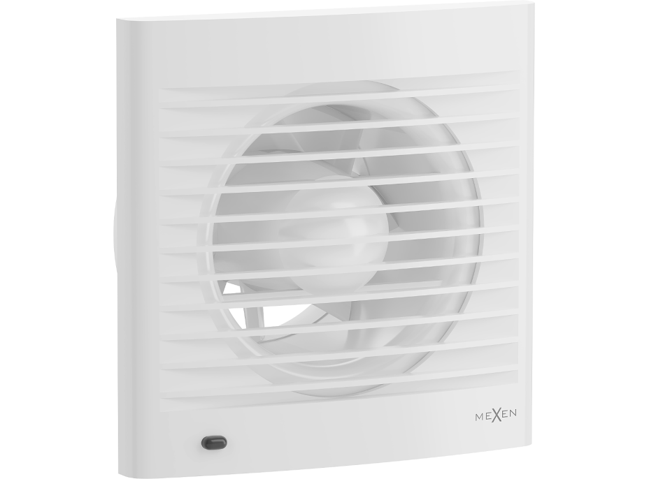 Koupelnový ventilátor MEXEN EXS 100 se zpětnou klapkou - bílý, W9604-100-00