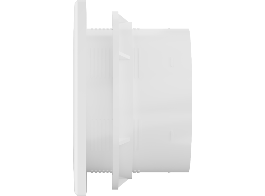 Koupelnový ventilátor MEXEN WXS 150 se zpětnou klapkou - bílý, W9606-150-00