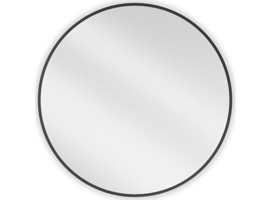 Kulaté zrcadlo MEXEN LOFT 75 cm - černý rám, 9850-075-075-000-70