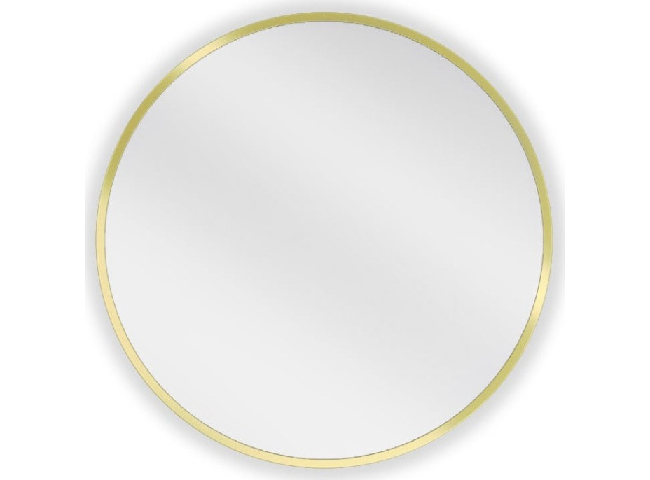 Kulaté zrcadlo MEXEN LOFT 50 cm - zlatý rám, 9850-050-050-000-50