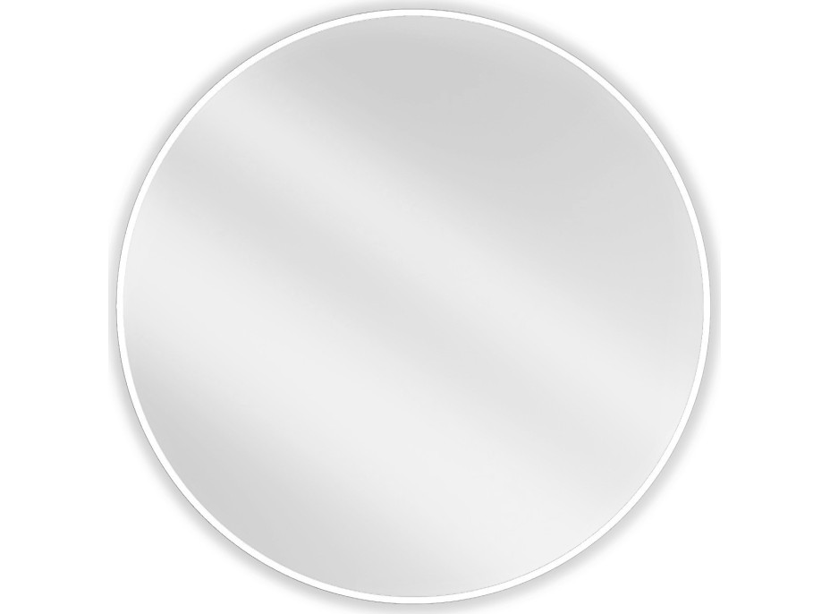 Kulaté zrcadlo MEXEN LOFT 90 cm - bílý rám, 9850-090-090-000-20