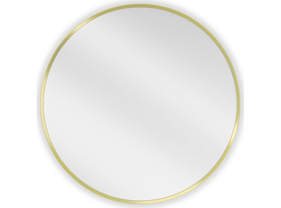 Kulaté zrcadlo MEXEN LOFT 65 cm - zlatý rám, 9850-065-065-000-50
