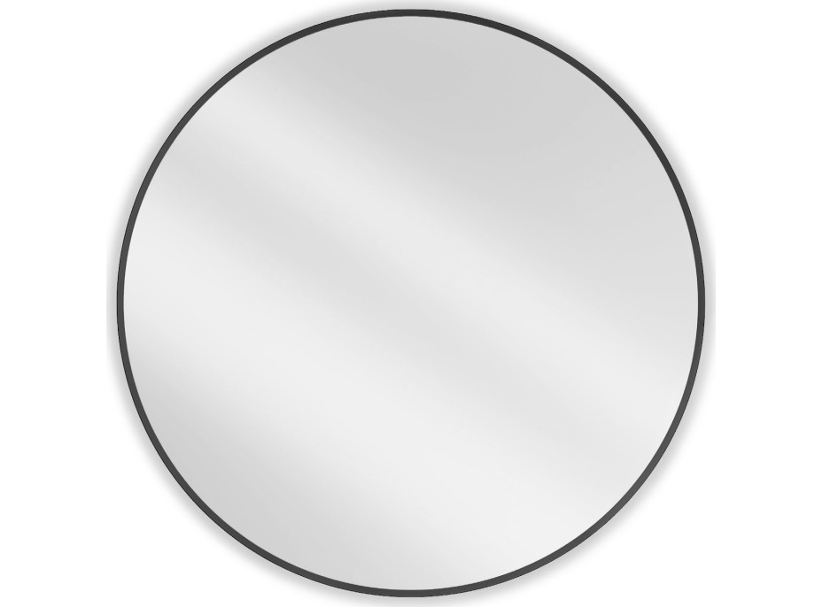 Kulaté zrcadlo MEXEN LOFT 95 cm - černý rám, 9850-095-095-000-70