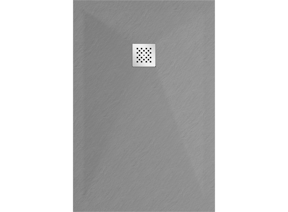 Sprchová vanička MEXEN STONE+ 100x140 cm - betonová šedá - minerální kompozit, 44611014