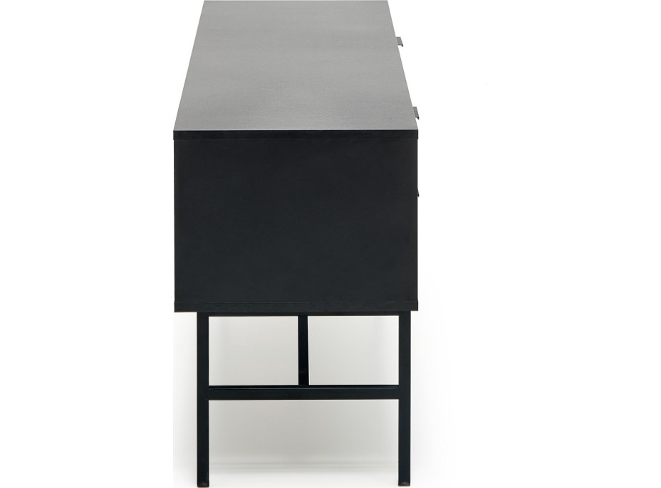 Televizní stolek MURANO - dub artisan/černý