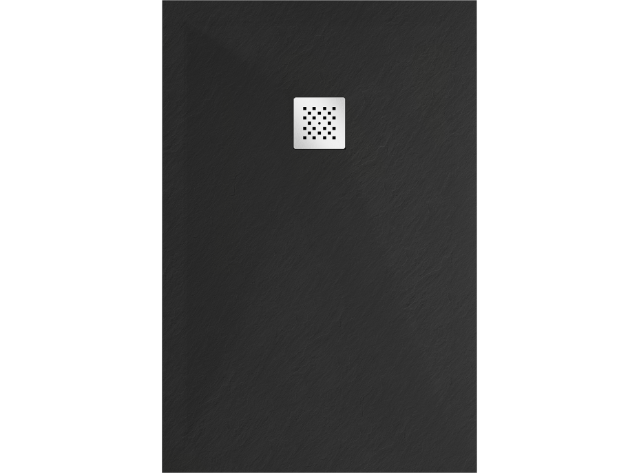 Sprchová vanička MEXEN STONE+ 70x140 cm - černá - minerální kompozit, 44707014