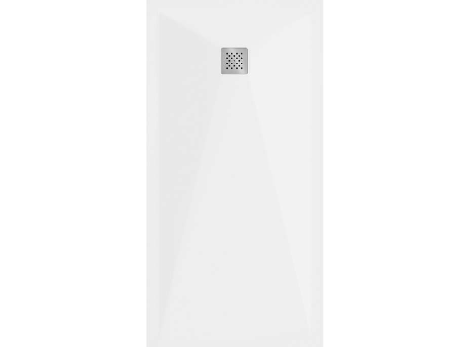 Sprchová vanička MEXEN STONE+ 100x180 cm - bílá - minerální kompozit, 44101018