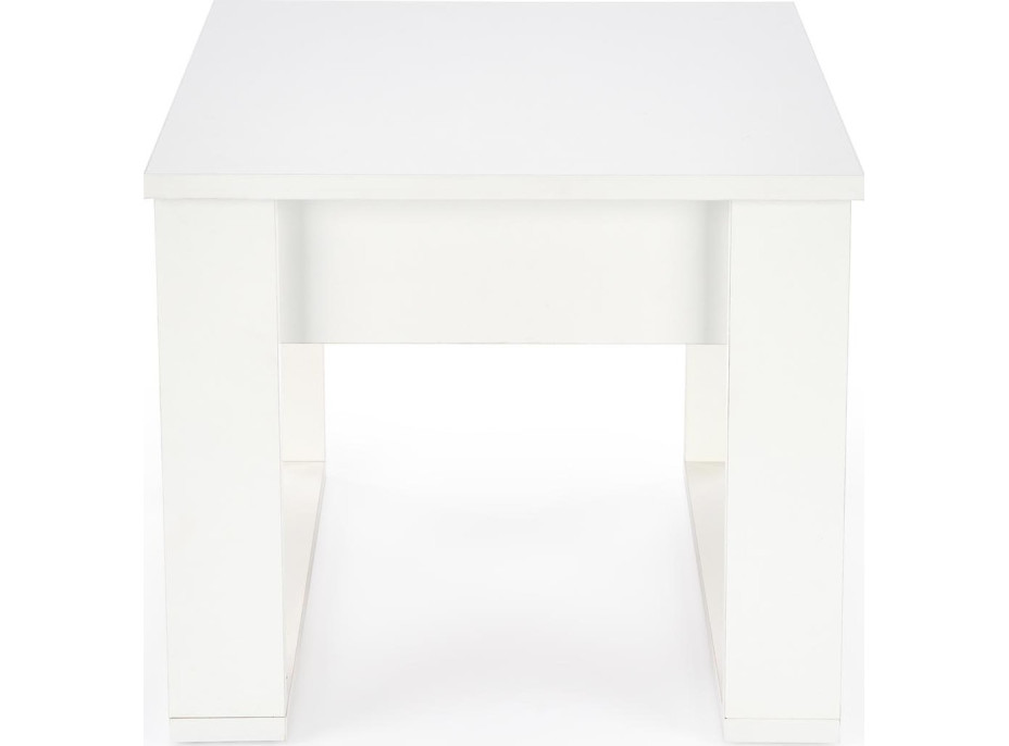 Konferenční stolek NELA čtverec - bílý
