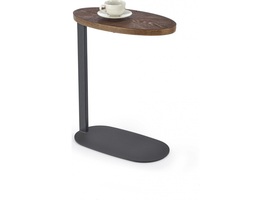 Konferenční stolek DELPHI - ořech/černý