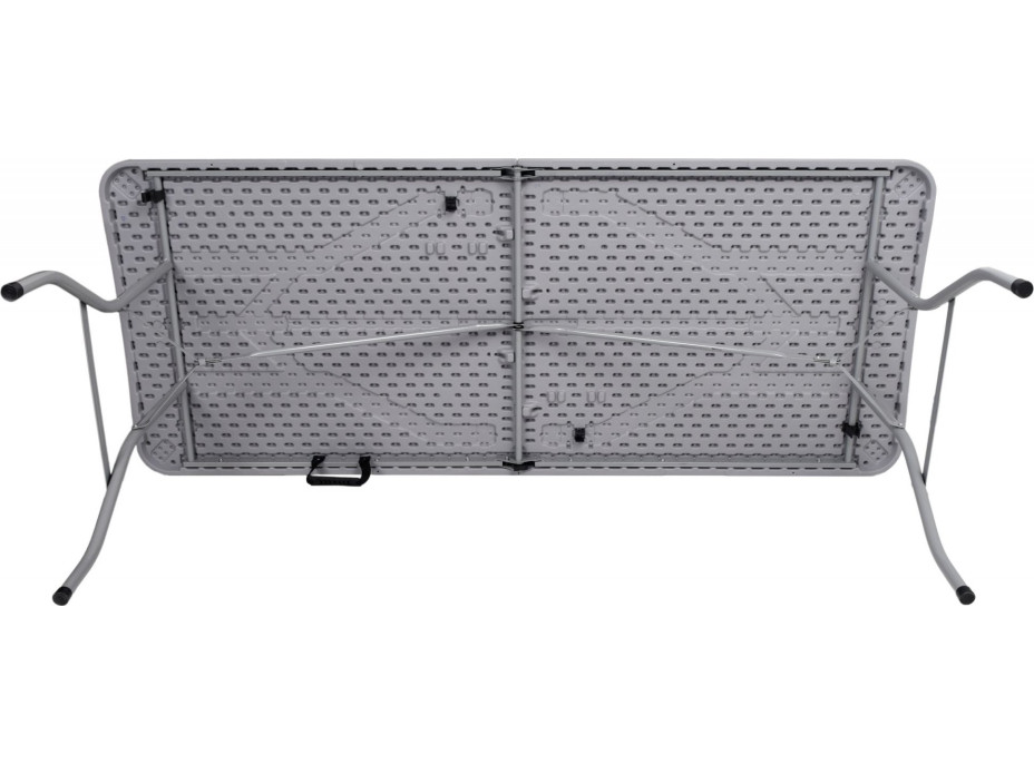 Skládací cateringový stůl RATTAN - 180 cm - šedý