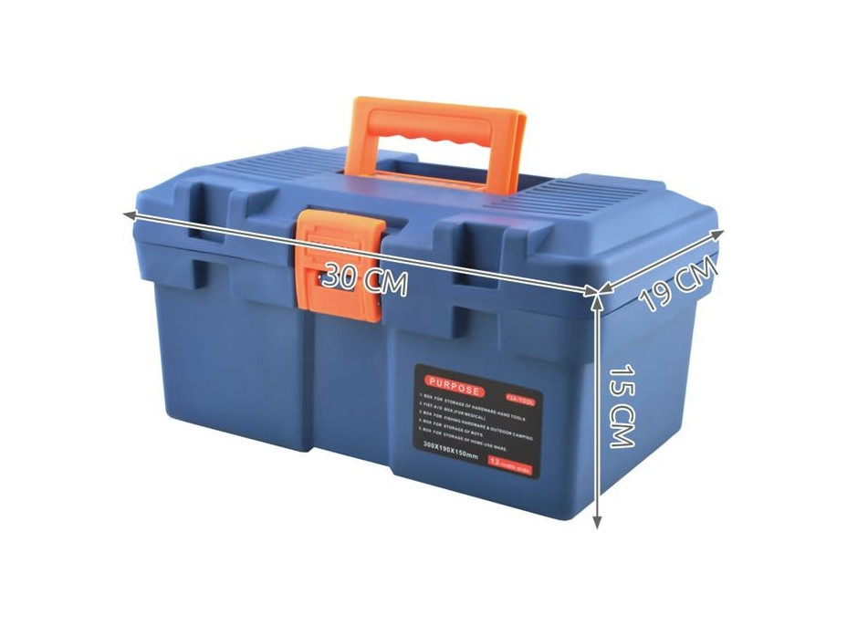 Box s nářadím - modrý
