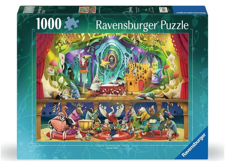 RAVENSBURGER Puzzle Sněhurka a sedm trpaslíků 1000 dílků