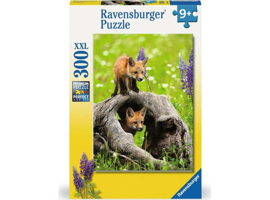 RAVENSBURGER Puzzle Zvědavé lišky XXL 300 dílků