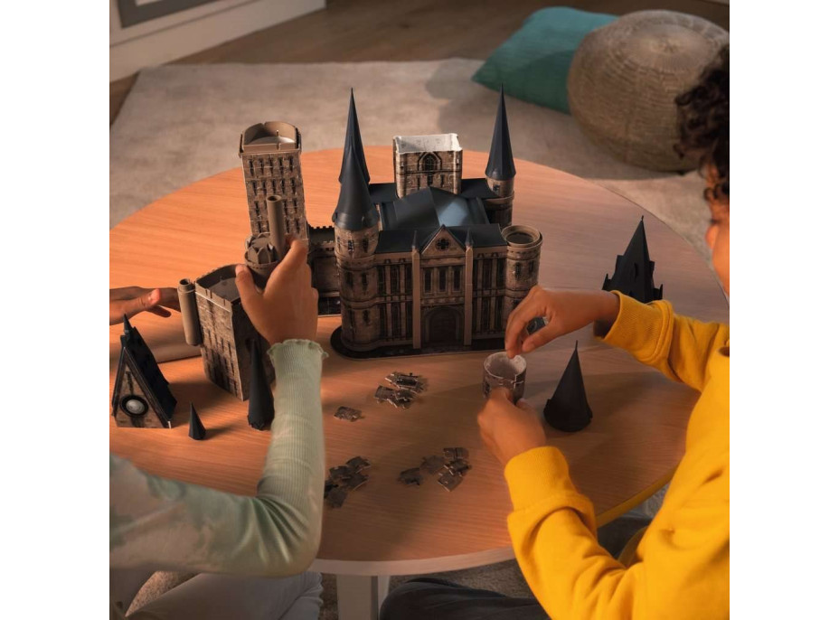 RAVENSBURGER Svítící 3D puzzle Noční edice Harry Potter: Bradavický hrad - Astronomická věž 626 dílků