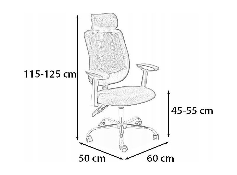 Kancelářská židle ALORA - černá