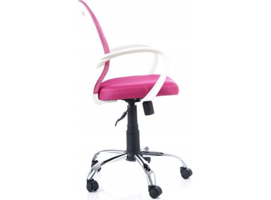 Dětská otočná židle DAISY - růžová