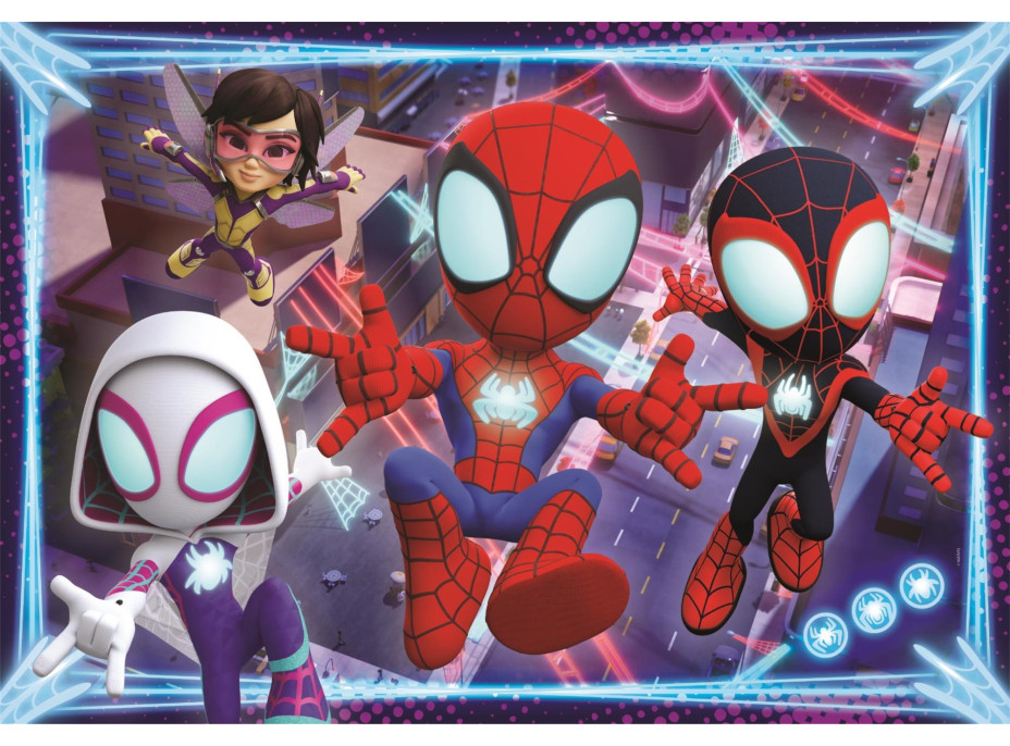 CLEMENTONI Puzzle Spidey a jeho úžasní přátelé MAXI 24 dílků