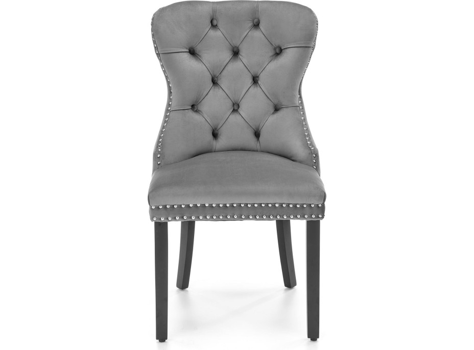 Jídelní židle MIYA - černá/šedá