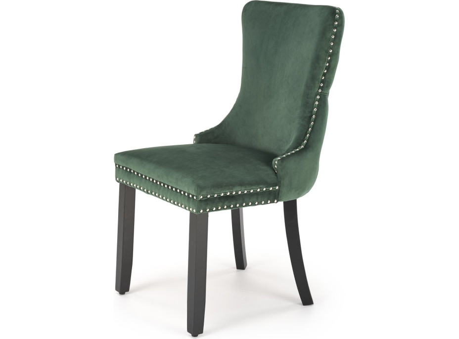 Jídelní židle ALDA - tmavě zelená