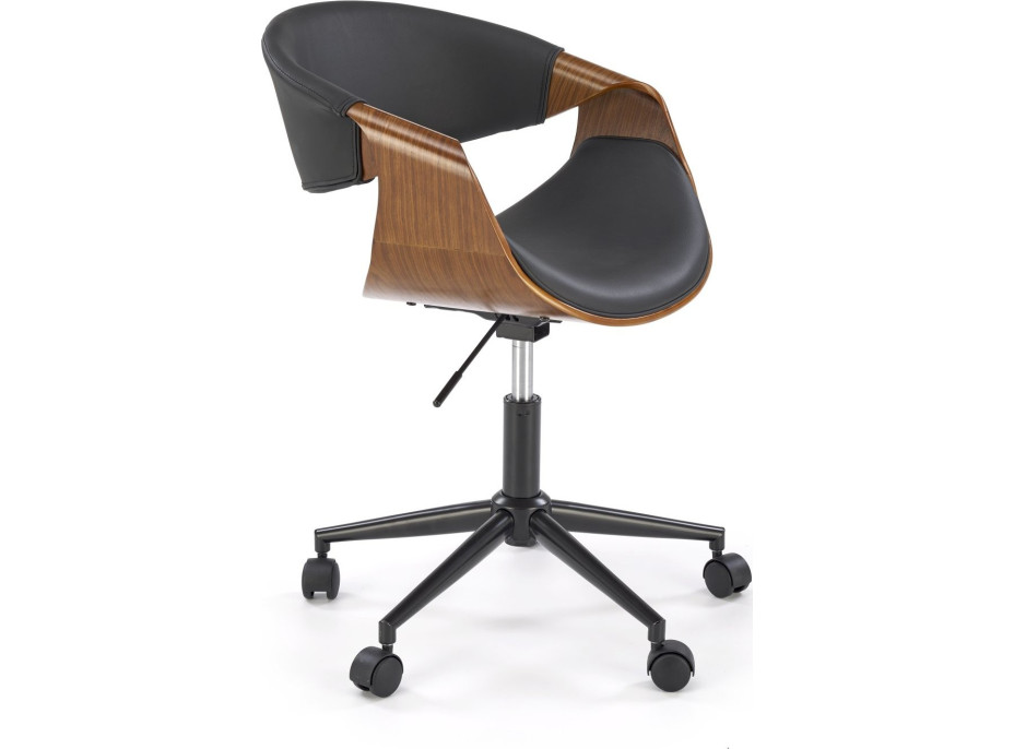 Kancelářská židle BILBO - černá/ořech