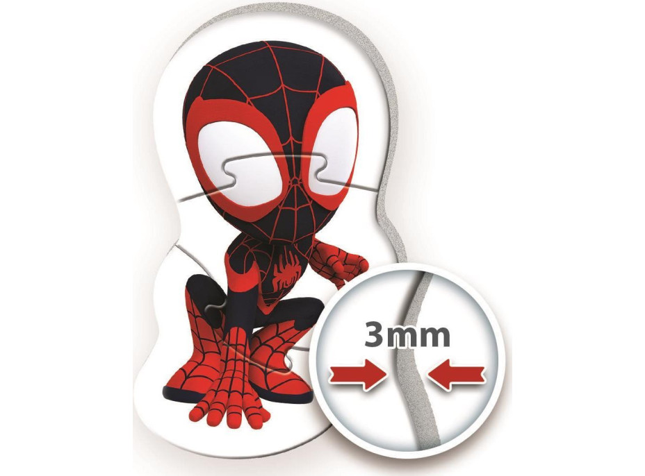 CLEMENTONI Moje první puzzle Spidey a jeho úžasní přátelé 4v1 (3,6,9,12 dílků)