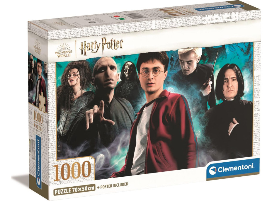 CLEMENTONI Puzzle Harry Potter: Hrdina 1000 dílků