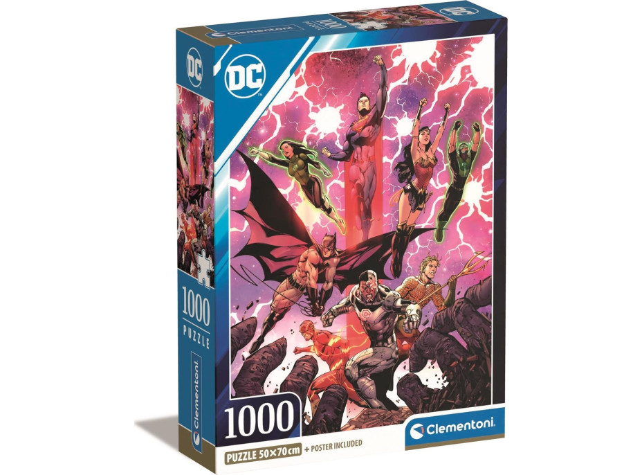 CLEMENTONI Puzzle Liga spravedlnosti 1000 dílků