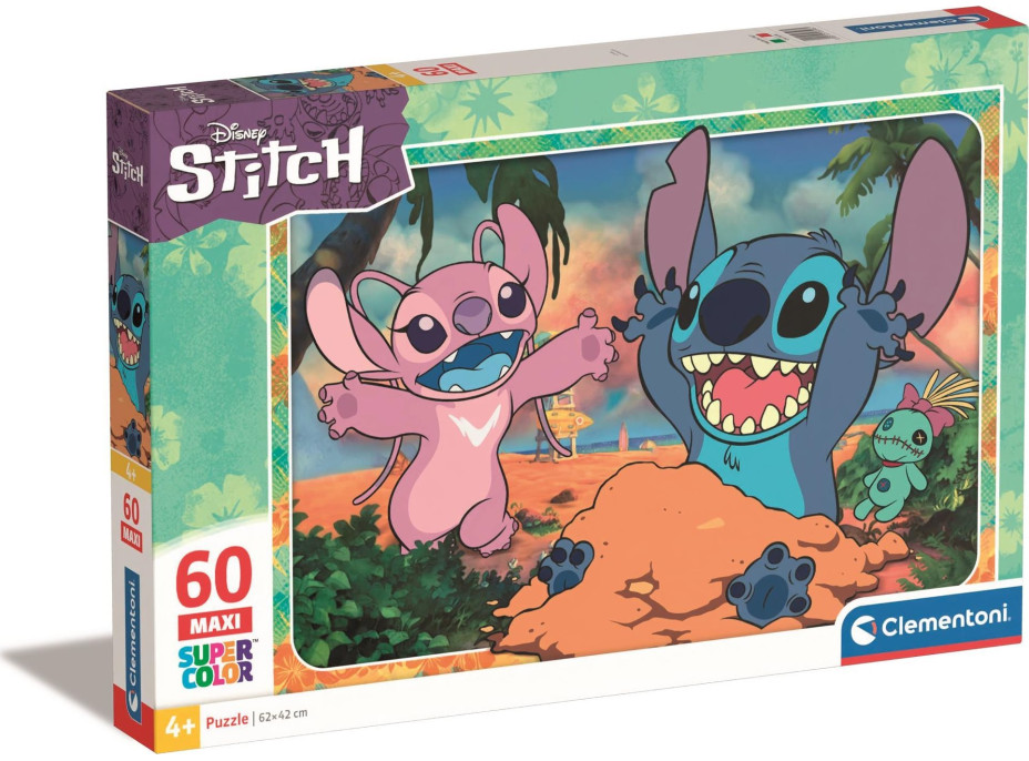 CLEMENTONI Puzzle Stitch MAXI 60 dílků