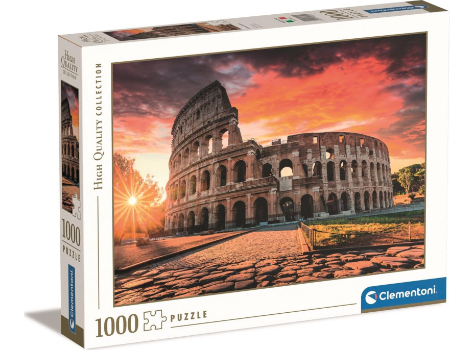 CLEMENTONI Puzzle Západ slunce v Římě 1000 dílků