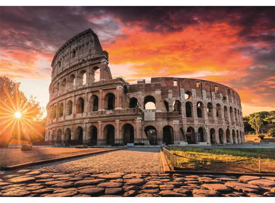 CLEMENTONI Puzzle Západ slunce v Římě 1000 dílků