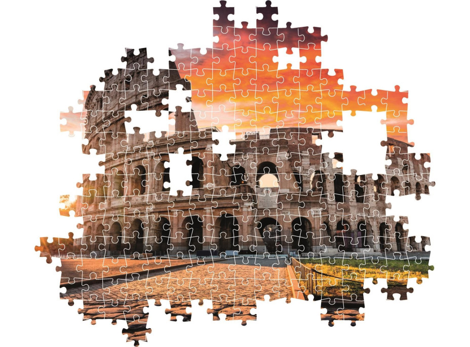 CLEMENTONI Puzzle Západ slunce v Římě 1000 dílků