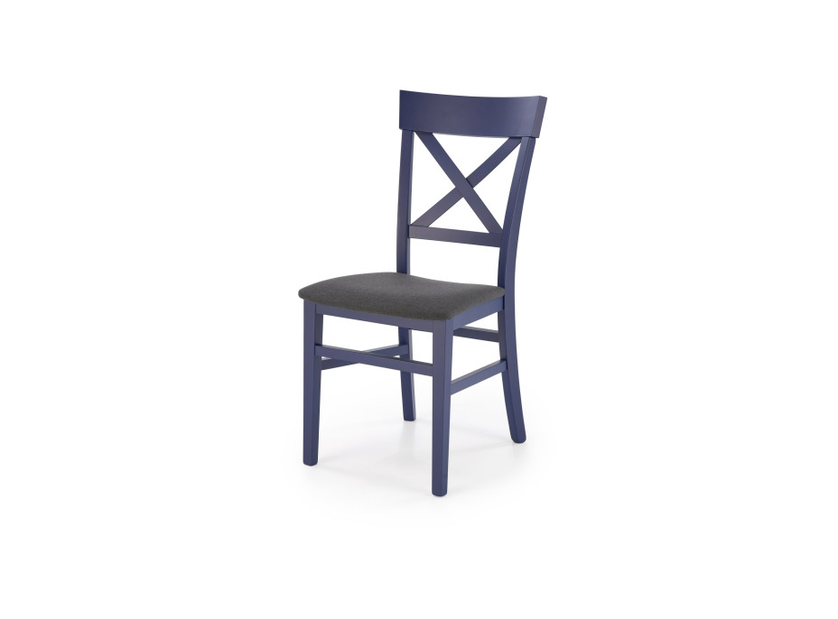 Jídelní židle TUTTI 2 - tmavě modrá/šedá
