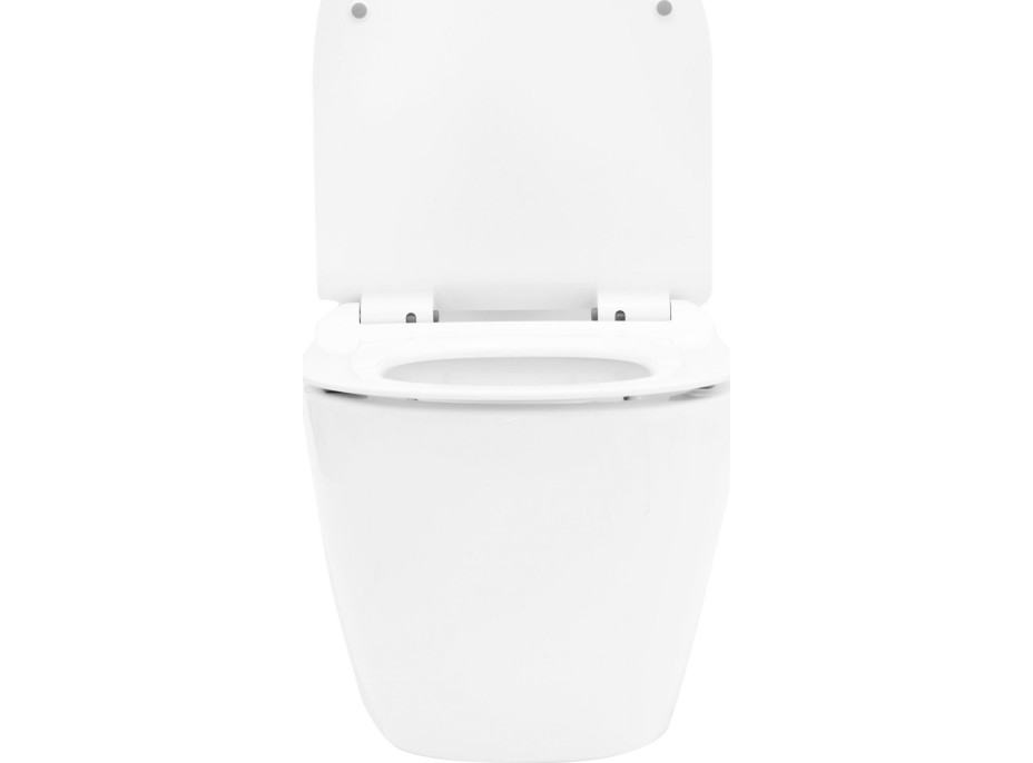 Závěsné WC Rea CARLO mini tornado rimless + Duroplast sedátko slim N
