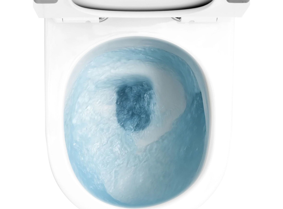 Závěsné WC Rea CARLO mini tornado rimless + Duroplast sedátko slim N