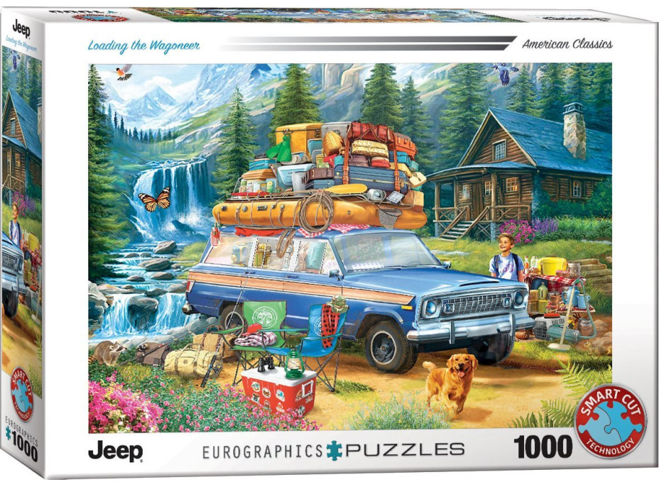 EUROGRAPHICS Puzzle Jeep: Pořádný náklad 1000 dílků