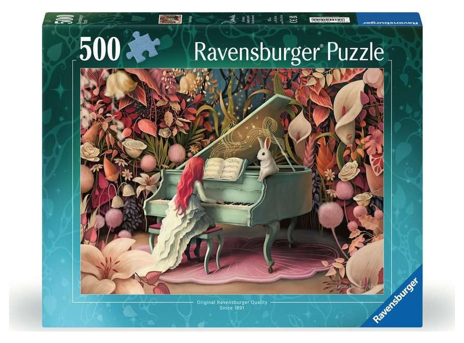 RAVENSBURGER Puzzle Králíčkův recitál 500 dílků