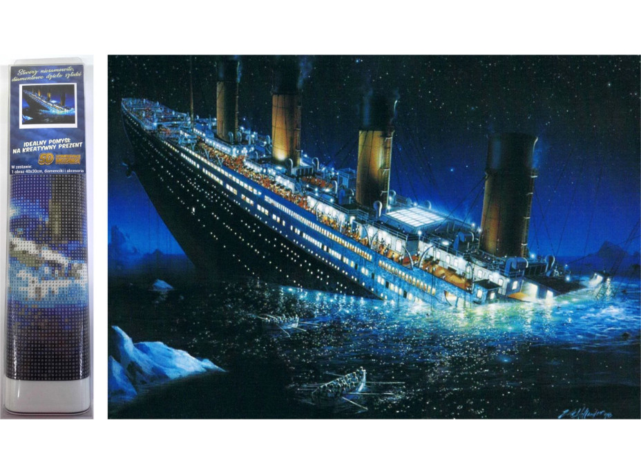 Norimpex Diamantové malování Titanic 30x40 cm