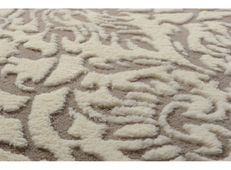 Plyšový koberec 3D Home - Barcelona - béžový
