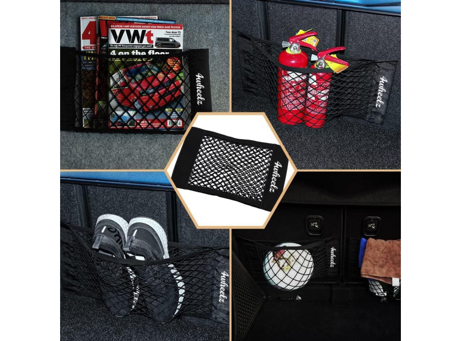 Sada úložných kapes do auta BREMEN - 4 ks