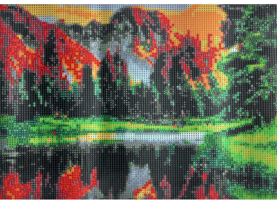 Norimpex Diamantové malování Západ slunce u jezera 30x40 cm