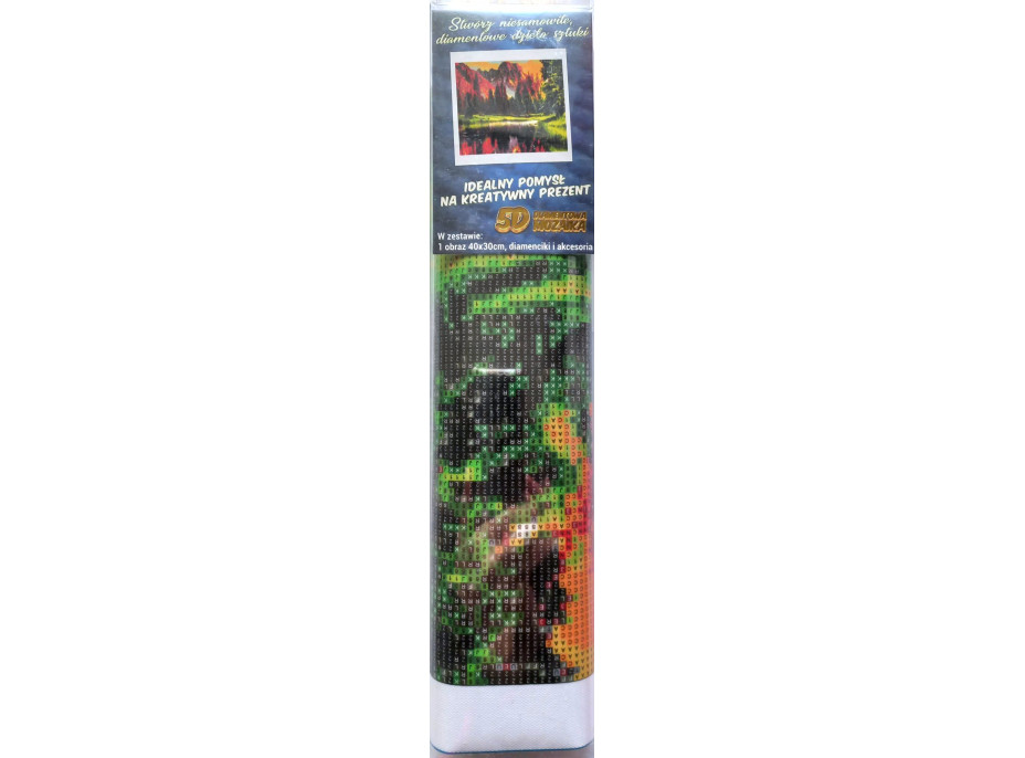 Norimpex Diamantové malování Západ slunce u jezera 30x40 cm