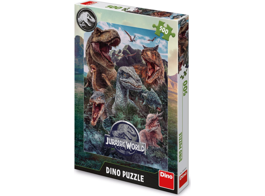 DINO Puzzle Jurský svět 500 dílků