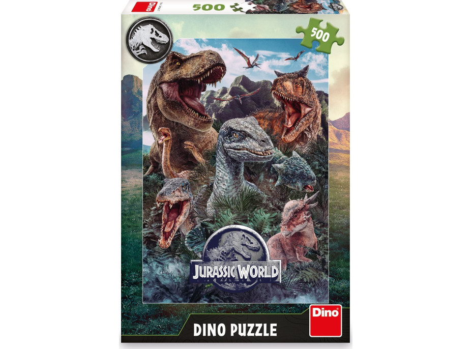 DINO Puzzle Jurský svět 500 dílků