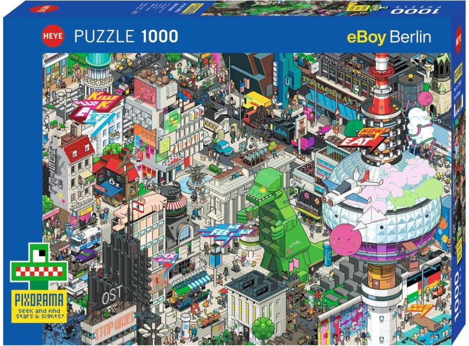 HEYE Puzzle Pixorama: Berlínské pátrání 1000 dílků