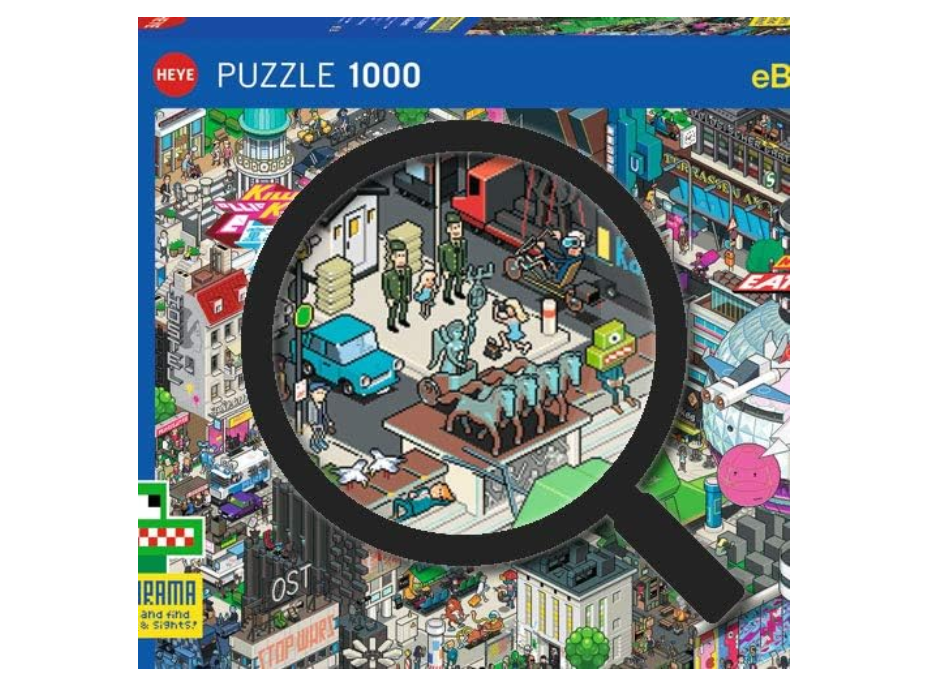 HEYE Puzzle Pixorama: Berlínské pátrání 1000 dílků