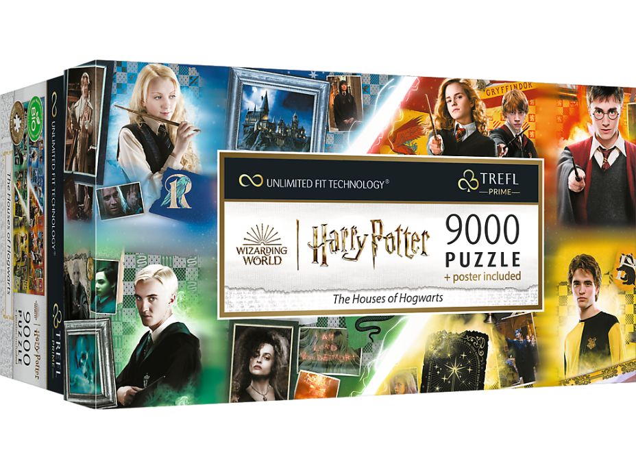 TREFL Puzzle UFT Harry Potter: Bradavické koleje 9000 dílků