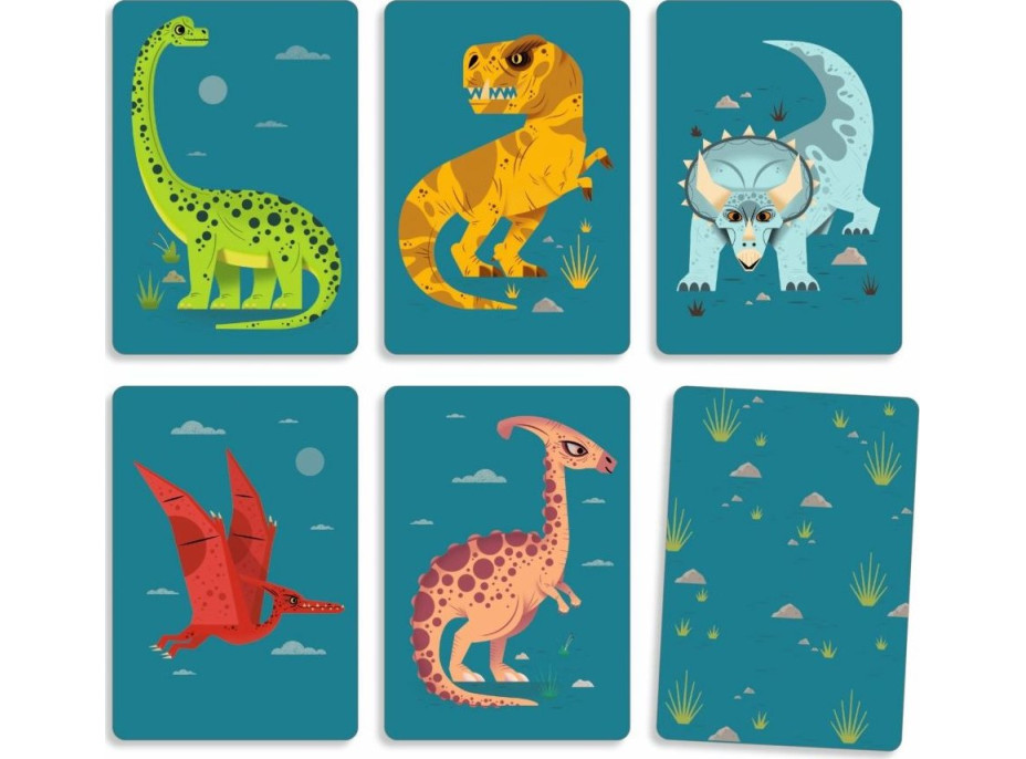 DJECO Karetní hra Dino draft