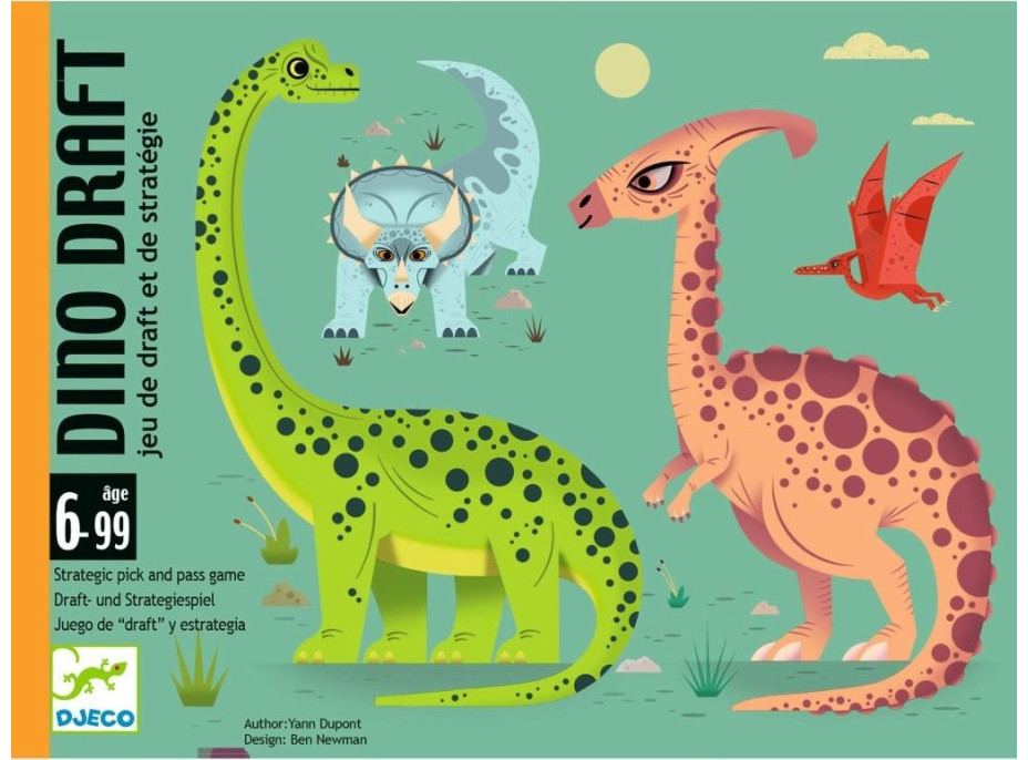 DJECO Karetní hra Dino draft